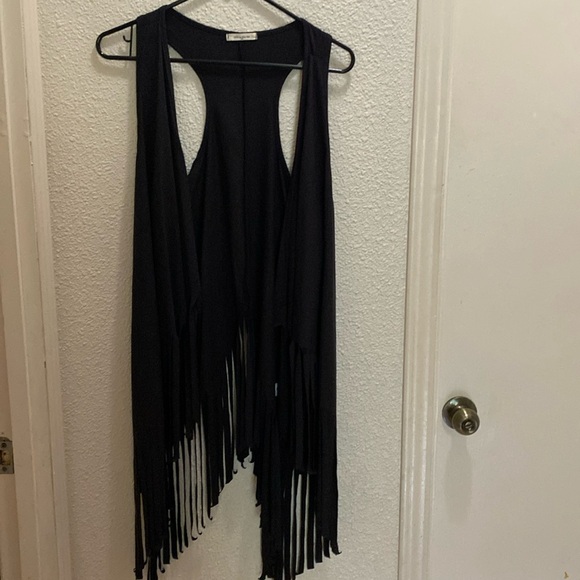 12PM by Mon Ami fringe vest size M - Picture 2 of 8